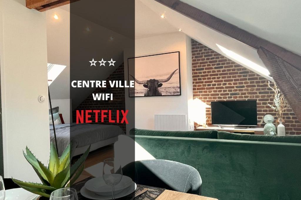 Downtown Loft - Centre Ville - Wifi - Netflix Amiens Exterior foto